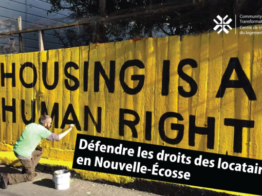 Nouvelle-Écosse : Se donner les moyens de réaliser les droits en matière de logement