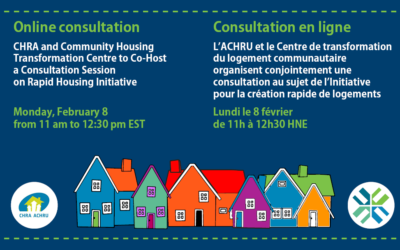 CHRA and the Centre to Co-Host a Consultation Session on Rapid Housing Initiative