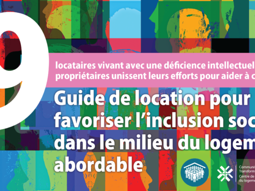 Guide de location pour favoriser l’inclusion sociale dans le milieu du logement abordable