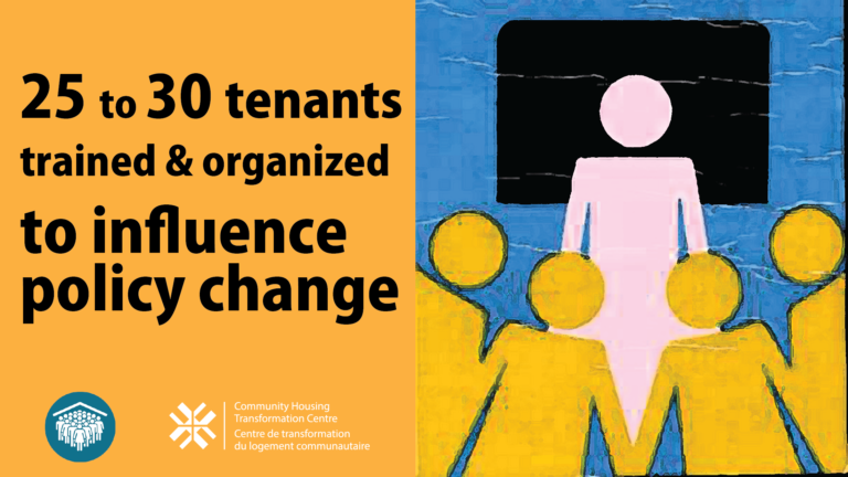 The Canadian Housing and Renewal Association is training new generations of tenant leaders with the Community-Based Tenant Initiative Fund.