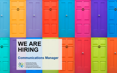 We are hiring: Communications Manager