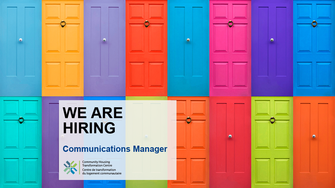 We are hiring: Communications Manager