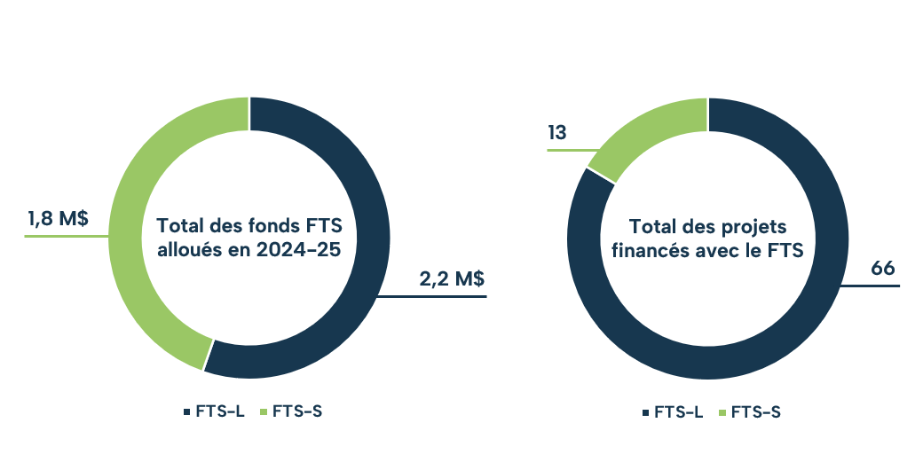 FTS projets et dollards alloués 2024-2025